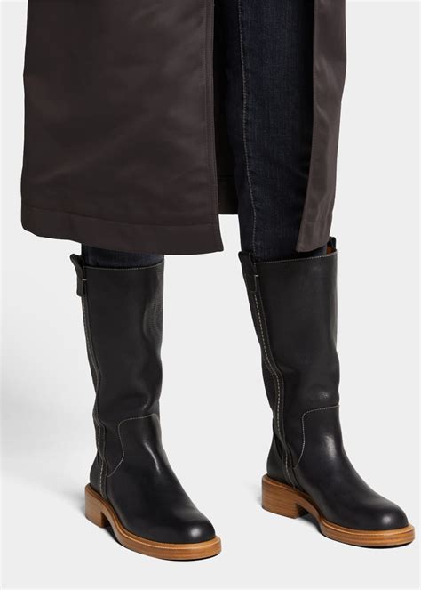 Chloe Edith 15mm Calfskin Boots 